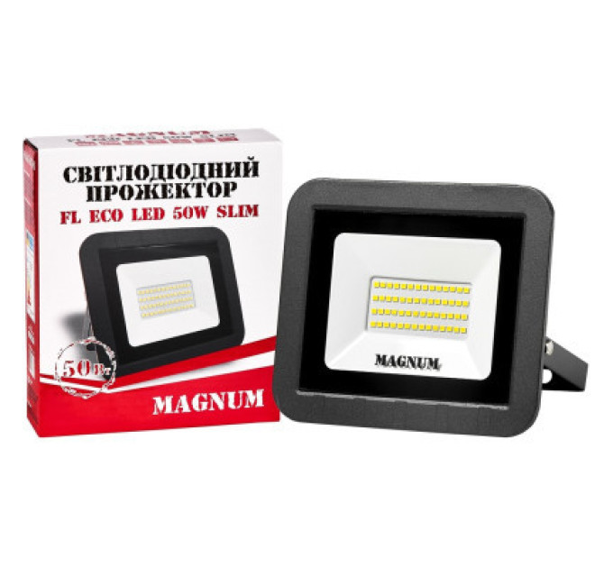 MAGNUM Прожектор MAGNUM FL ECO LED 50Вт slim 6500К IP65 (90011661)