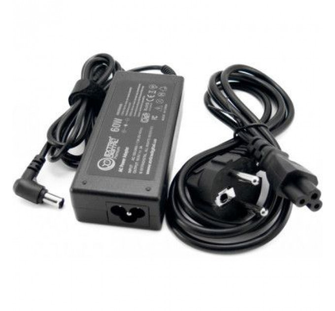 Блок живлення до ноутбуку Extradigital Sony 19.5V, 3A, 60W (6.5x4.4) (PSS3874)