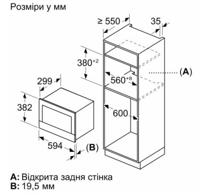 Bosch Мікрохвильова піч Bosch BFL7221W1
