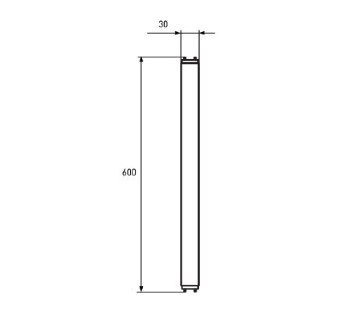 Eurolamp Лампочка Eurolamp T8 скло 9W 6500K (LED-T8-9W/6500(OS))