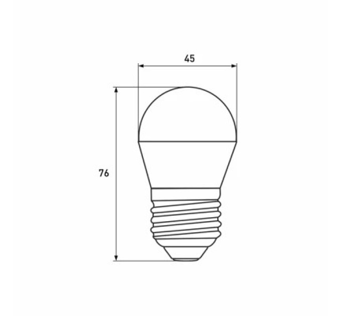 Eurolamp Лампочка Eurolamp LED G45 5W 530 Lm E27 3000K deco 2шт (MLP-LED-G45-05273(Amber))