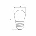 Eurolamp Лампочка Eurolamp LED G45 5W 530 Lm E27 3000K deco 2шт (MLP-LED-G45-05273(Amber))