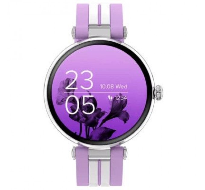 Canyon Смарт-годинник Canyon Semifreddo SW-61 Silver-Lavender (CNS-SW61PP)