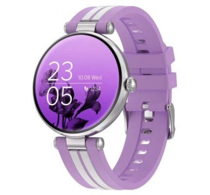 Canyon Смарт-годинник Canyon Semifreddo SW-61 Silver-Lavender (CNS-SW61PP)