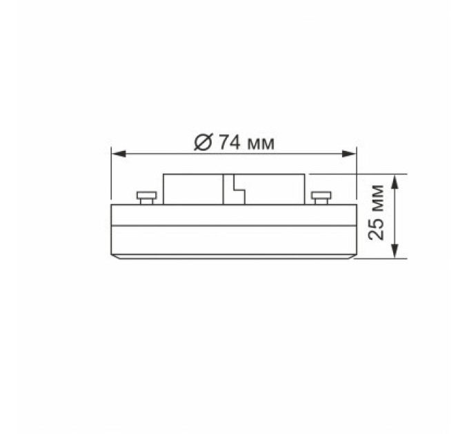 Videx Лампочка Videx GX53 12W 4100K 220V (VL-GX53-12534)