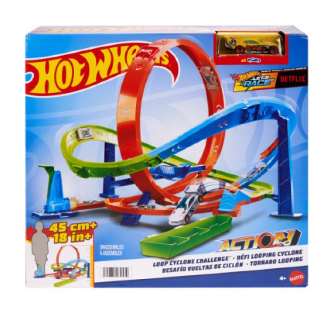 Hot Wheels Автотрек Hot Wheels Action Випробування гіперпетлі (HTK16)