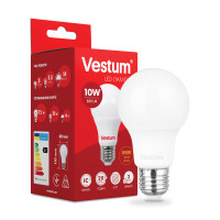 Лампочка Vestum A60 10W 3000K 220V E27 (1-VS-1106)