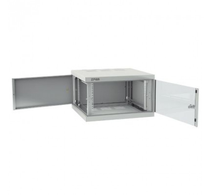 Шафа настінна Zpas 15U 19" 600x600 Z-BOX (W-ZBOX6060-15S-011)