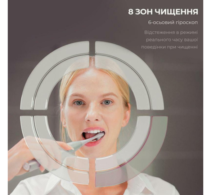 Oclean Електрична зубна щітка Oclean X Pro Digital Electric Toothbrush Purple (6970810553475)
