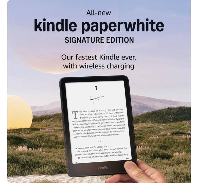 Електронна книга Amazon Kindle Paperwhite (12th Gen) Signature Edition (2024) SA569P 32GB Metallic Black_JP