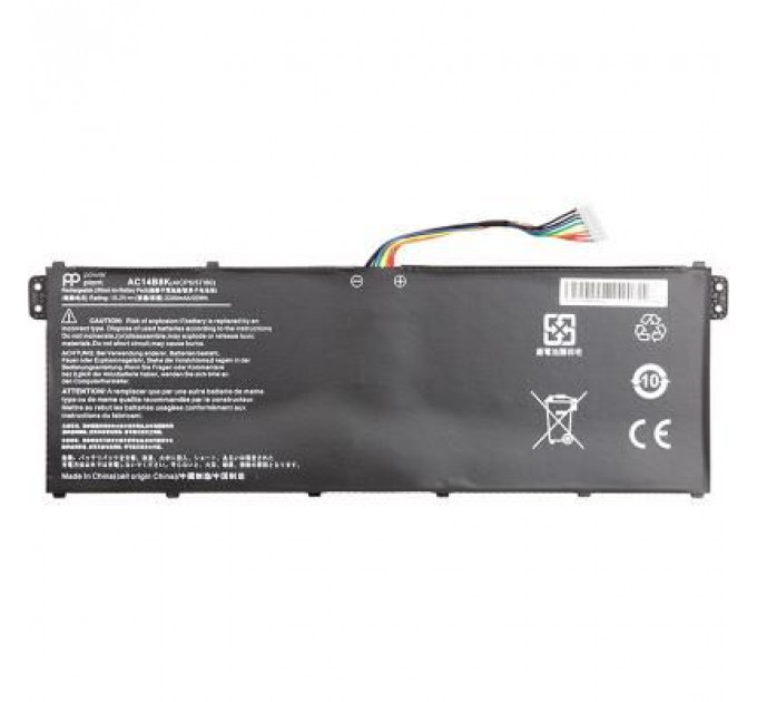 Акумулятор до ноутбука ACER Aspire E15 ES1-512 Series (AC14B8K) 15.2V 2200mAh PowerPlant (NB410460)