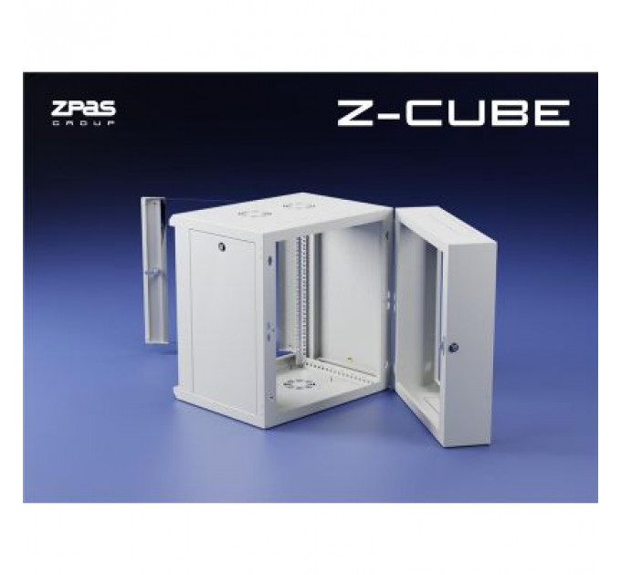 Шафа настінна Zpas 15U 19" 600x600 Z-CUBE (W-ZCUBE6060-15S-011)