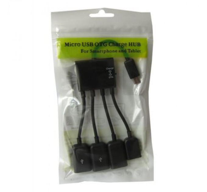 Lapara Концентратор Lapara LA-MicroUSB-OTG-HUB black
