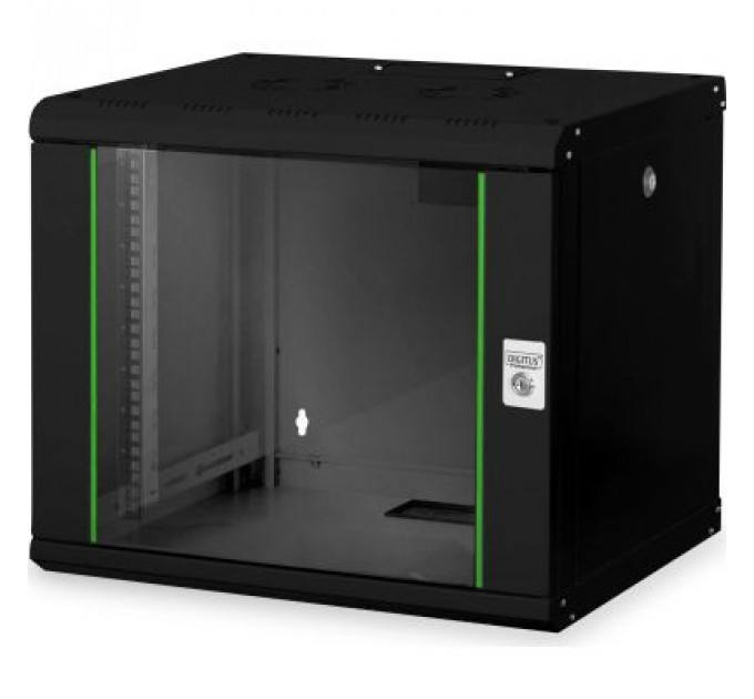 Шафа настінна Digitus 9U Wall Mounting Unique 19" 600x600 (DN-1909U-6/6-SW)