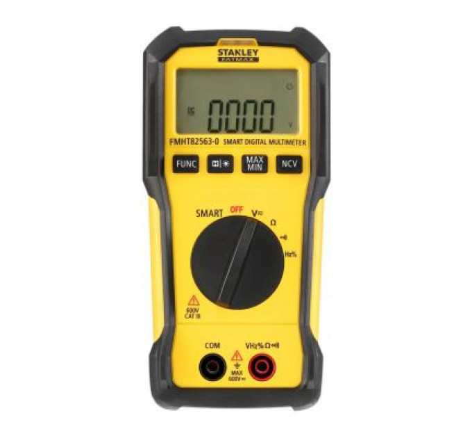 Цифровий мультиметр Stanley FATMAX, подвійний дисплей САТ ІІІ, до 600В, 10А (FMHT82563-0)