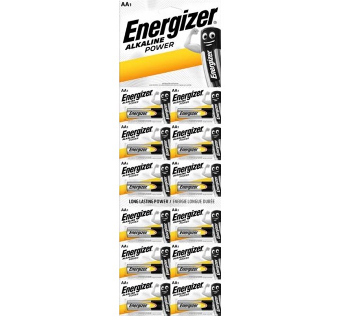 Energizer Батарейка Energizer AA/LR06 BL 12шт(1штх12) отрывной