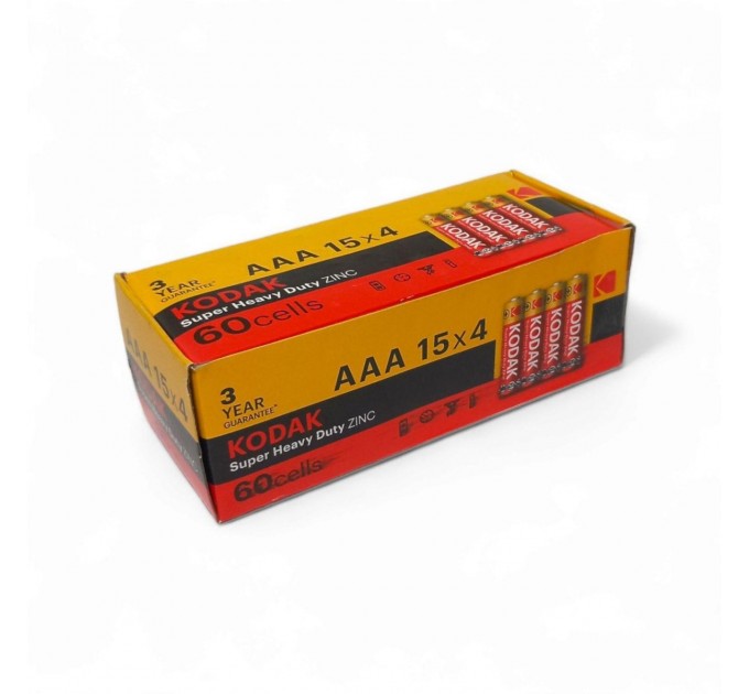 Kodak Батарейка Kodak Super Heavy Duty AAA/R3 60шт/уп