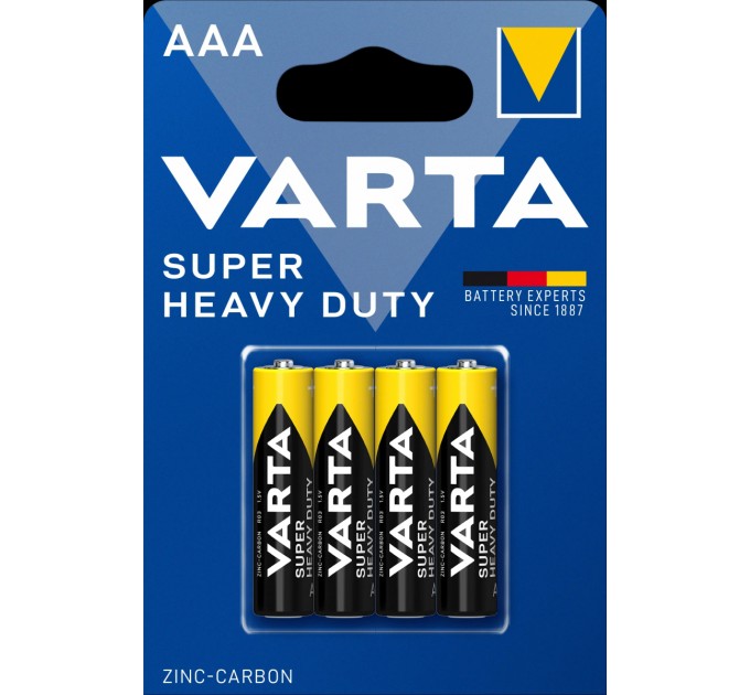 Varta Батарейка Varta Super Heavy Duty AAA/LR03 BL 4шт