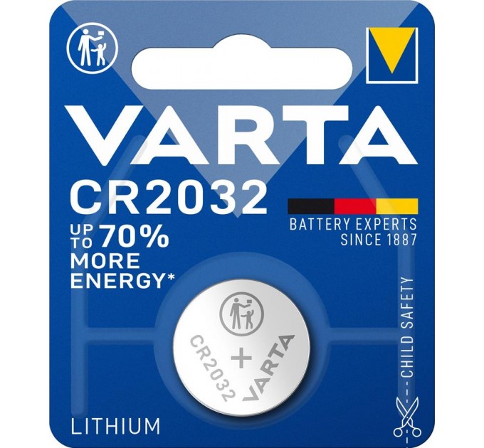 Varta Батарейка Varta CR 2032 BL 1шт