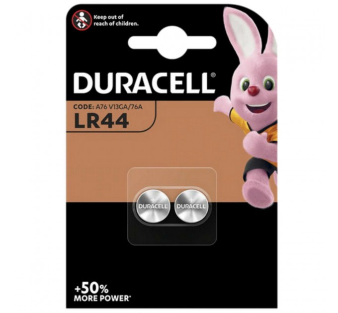 Duracell Батарейка Duracell Specialty LR44 1.5 В 2 шт (5000394504424)