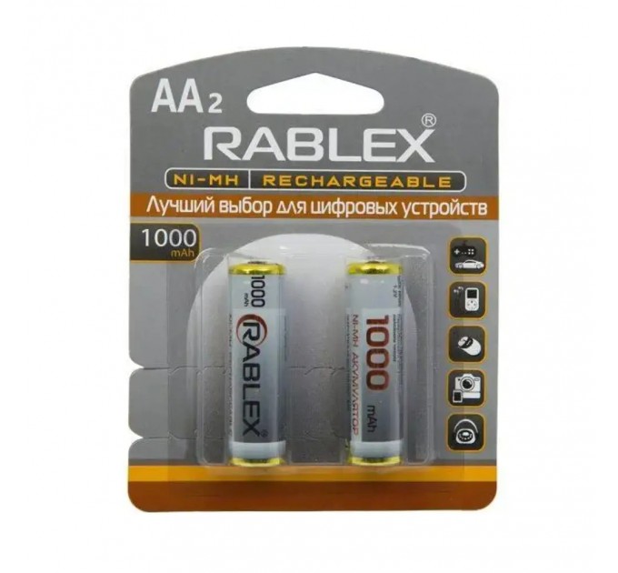 Rablex Аккумулятор Rablex AA (R6)  1000mAh