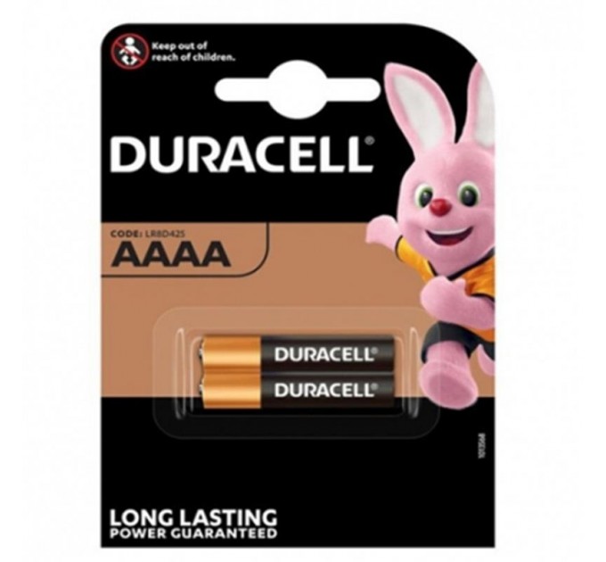 Duracell Батарейка Duracell AAAA BL 2шт