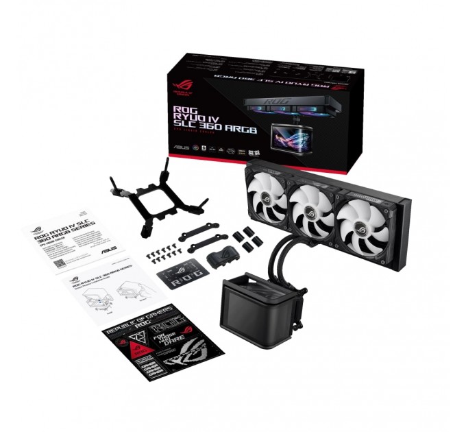 ASUS Система водяного охолодження Asus ROG Ryuo IV SLC 360 ARGB (90RC0151-B0EAY0)