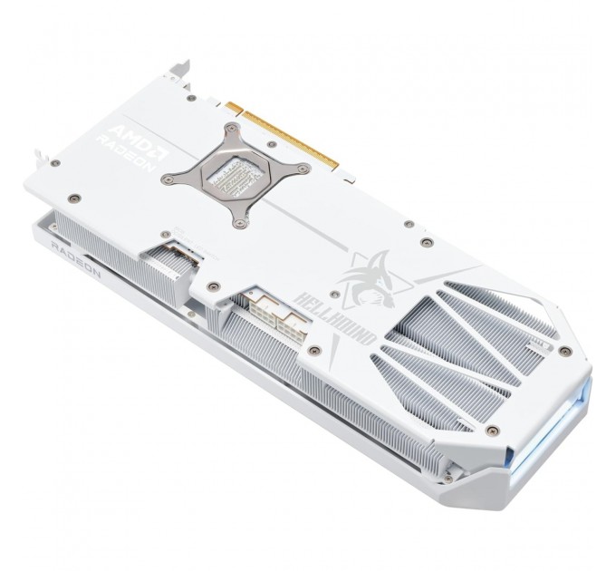 PowerColor Відеокарта AMD Radeon RX 9070 XT 16GB GDDR6 Hellhound Spectral White PowerColor (RX9070XT 16G-L/OC/WHITE)