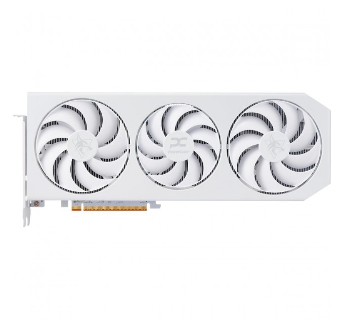 PowerColor Відеокарта AMD Radeon RX 9070 XT 16GB GDDR6 Hellhound Spectral White PowerColor (RX9070XT 16G-L/OC/WHITE)