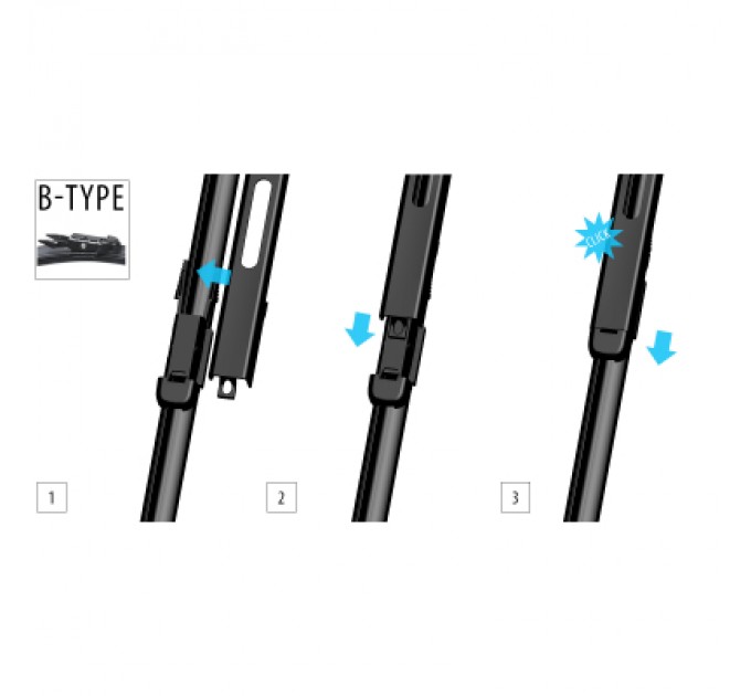 OXIMO Щітка склоочисника OXIMO 600+575 мм (WB400425)