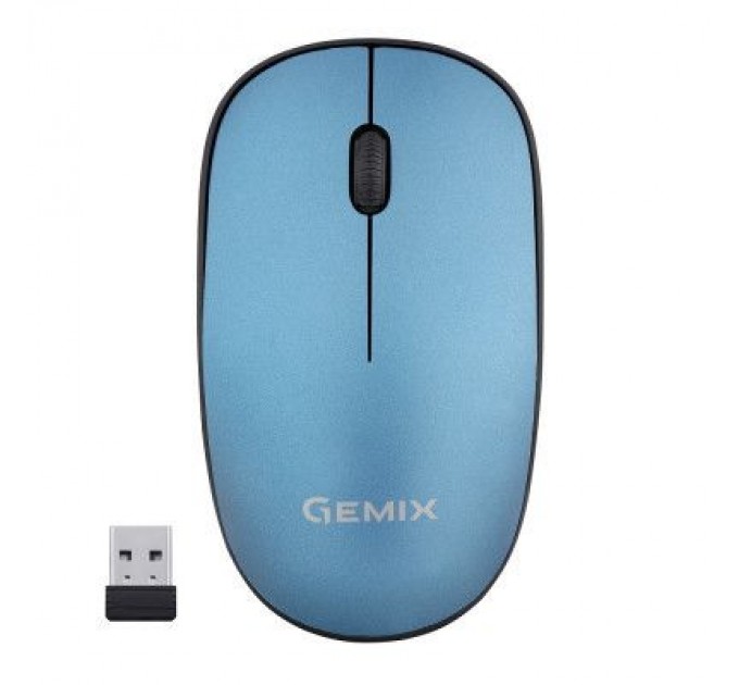Gemix Мишка Gemix GM195 Wireless Blue (GM195Bl)