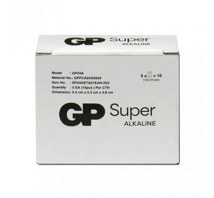 Gp Батарейка GP Super Alkaline AAA/LR03 10шт