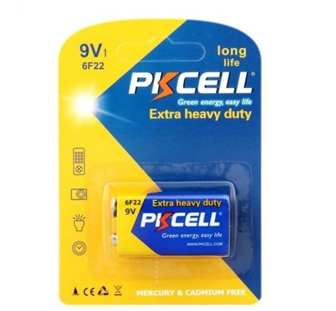 PkCell Батарейка PKCELL Krona/6LR61 BL 1шт