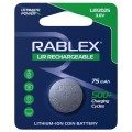 Rablex Акумулятор Rablex LIR2025 3.6V 75mAh (RLIR2025)