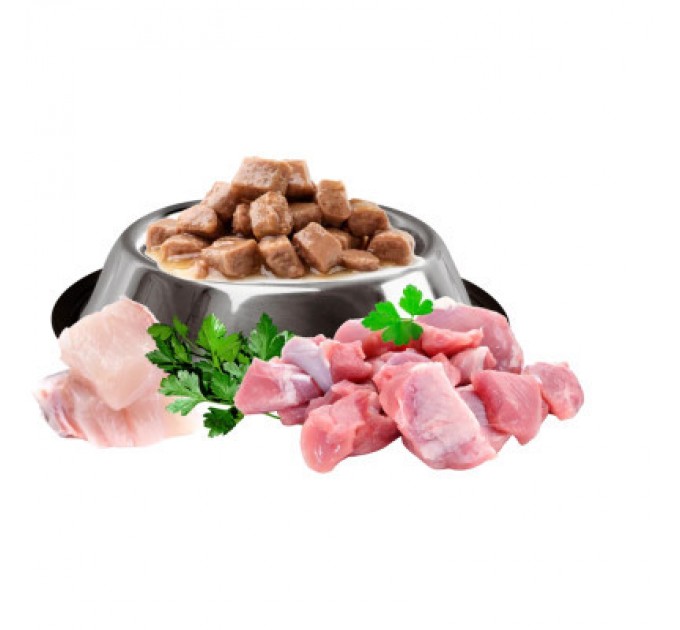 Mis Kiss Вологий корм для кішок Mis Kiss з кроликом в соусі 100 г (4820164440148/4820111141463)