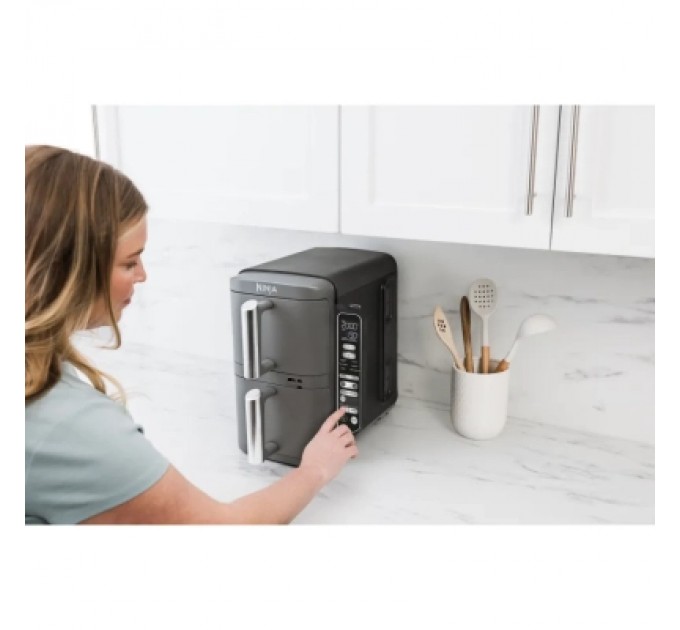 Ninja Мультипіч Ninja Double Stack XL 2-Level Hot Air Fryer 9,5 л with Smart Cook System (SL451EU)