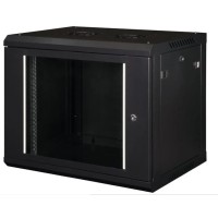 Шафа настінна Hypernet 6U 19" 600x450 ProLine (PL-WMNC-6U-BLACK)