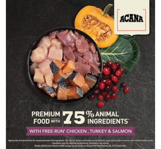 ACANA Сухий корм для кішок ACANA Highest Protein Kitten Recipe 1.8 кг (0064992723255)