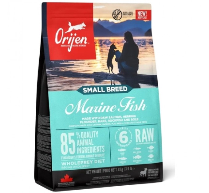 Orijen Сухий корм для собак Orijen Small Breed Marine Fish 1.8 кг (0064992722524)