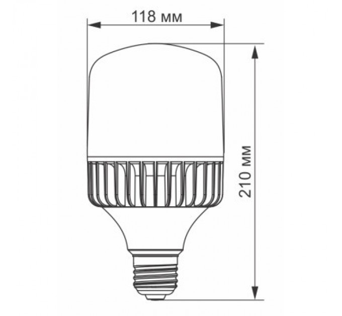 Videx Лампочка Videx A118 50W E27 5000K (VL-A118-50275)