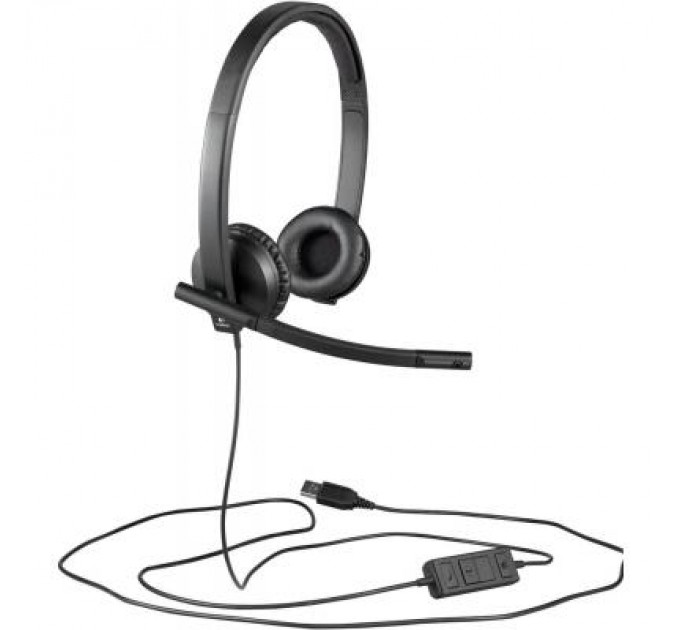 Logitech Навушники Logitech H570e USB Headset Stereo (981-000575)