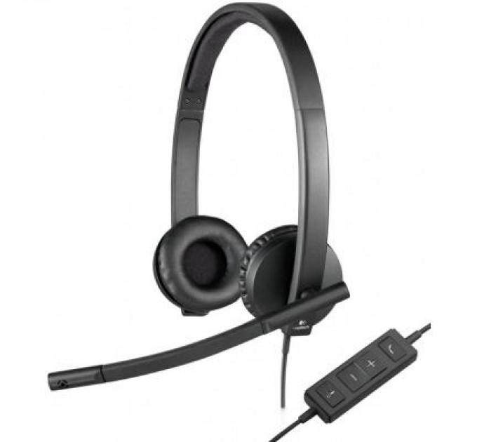 Logitech Навушники Logitech H570e USB Headset Stereo (981-000575)