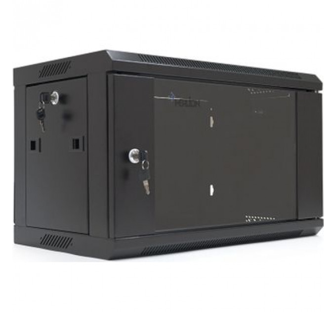 Шафа настінна Merlion 6U 19" 600*350*367 (Ш*Г*В)мм, black (MI3-6306 / 36527)