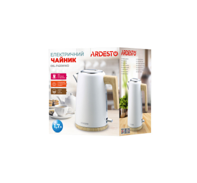 Ardesto Електрочайник Ardesto EKL-F420WWD