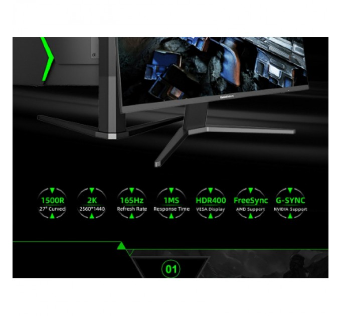Gamemax Монітор Gamemax GMX27C165Q