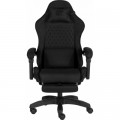 GT Racer Крісло ігрове GT Racer X-2339 Black (X-2339 Fabric Black)