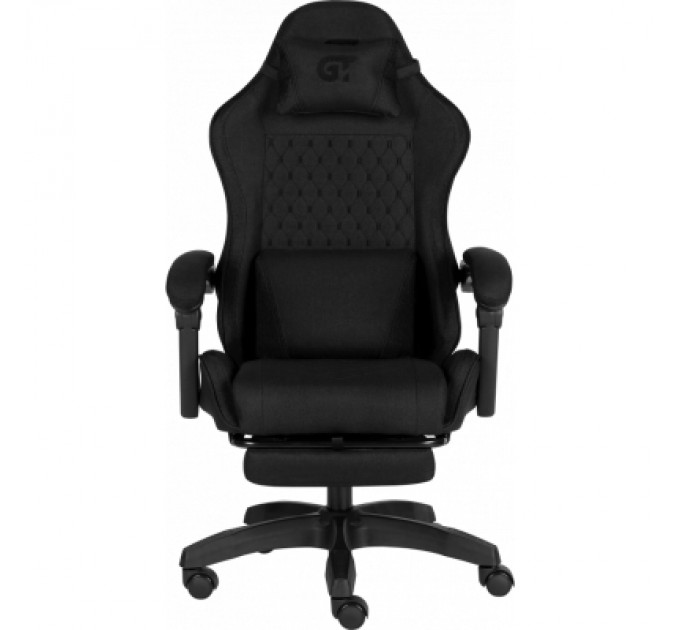 GT Racer Крісло ігрове GT Racer X-2339 Black (X-2339 Fabric Black)