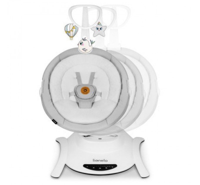 Lionelo Крісло-гойдалка Lionelo Bella Set Grey Concrete (LO-BELLA SET GREY CONCRETE)