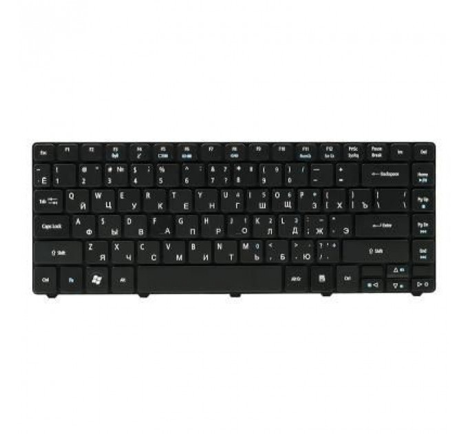 Клавіатура ноутбука Acer Aspire 3810 черный, черный фрейм (KB311811)