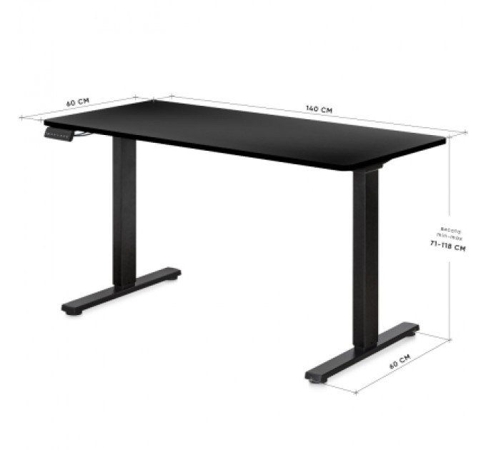 Mealux Комп'ютерний стіл Mealux PowerDesk Duo Black (EVO-242 Duo B/B)